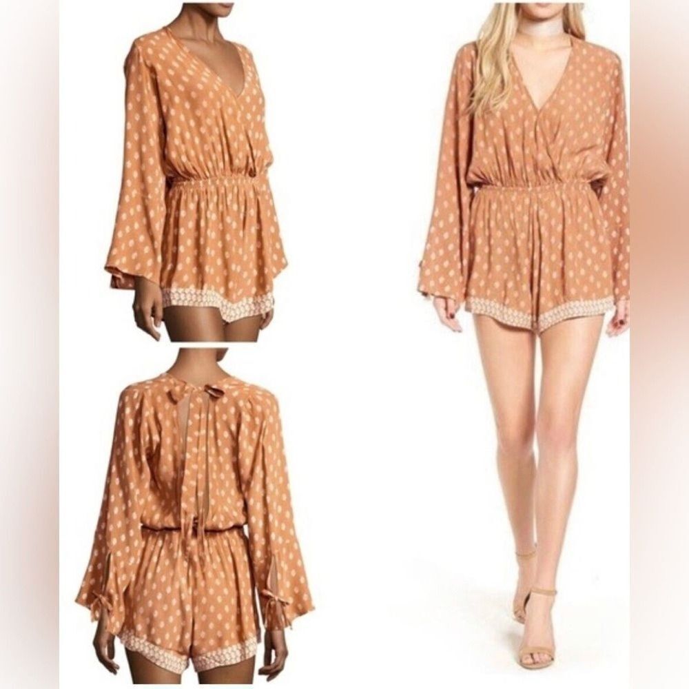 FAITHFUL THE BAND FLORENCE PRINT ROMPER SIZE 6